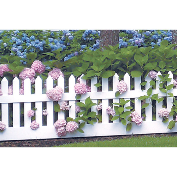 Секція паркану штахетного ПВХ "Garden" (62,7х172,5х5 см.)